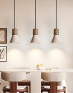 Terra Rope Pendant Light – Natural Travertine & Jute Hemp Rope Ceiling Lamp