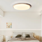 Terra Round Travertine LED Ceiling Light in Natural Stone Finish