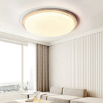 Terra Round Travertine LED Ceiling Light in Natural Stone Finish