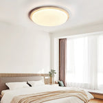 Terra Round Travertine LED Ceiling Light in Natural Stone Finish