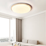 Terra Round Travertine LED Ceiling Light in Natural Stone Finish