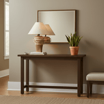 Terrana Sculptural Ceramic Table Lamp with Fabric Shade