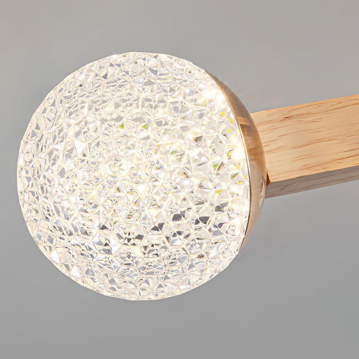 Tetrix Wood Ceiling Light