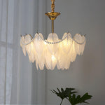 texture-glass-leaf-chandelier