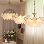 texture-glass-leaf-chandelier