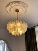 texture-glass-leaf-chandelier