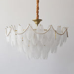 texture-glass-leaf-chandelier