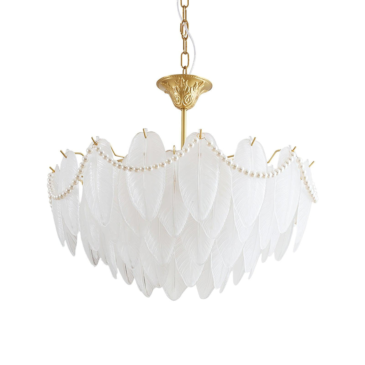 texture-glass-leaf-chandelier