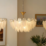 texture-glass-leaf-chandelier