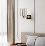 Textured Shade Wall Sconce with Marble Accents