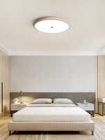 Travertine Disk LED Flush Mount Ceiling Light for Modern Interiors
