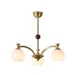 Solmere Modern Gold Glass Chandelier for Dining Room and Living Room