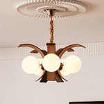 Thalina Grove Chandelier – Modern Fabric-Wrapped Ceiling Light for Dining and Living Rooms