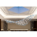 diy-flying-wave-chandelier