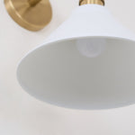 Bridgemont Wall Sconce – Modern Brass Wall Light for Bedroom & Living Room