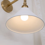 Bridgemont Wall Sconce – Modern Brass Wall Light for Bedroom & Living Room