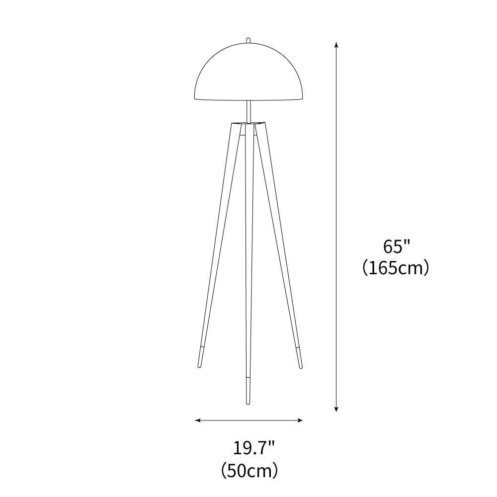 three-legged-gold-gong-floor-lamp