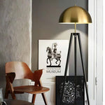three-legged-gold-gong-floor-lamp