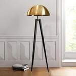 three-legged-gold-gong-floor-lamp