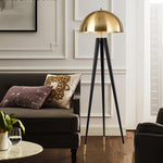 three-legged-gold-gong-floor-lamp