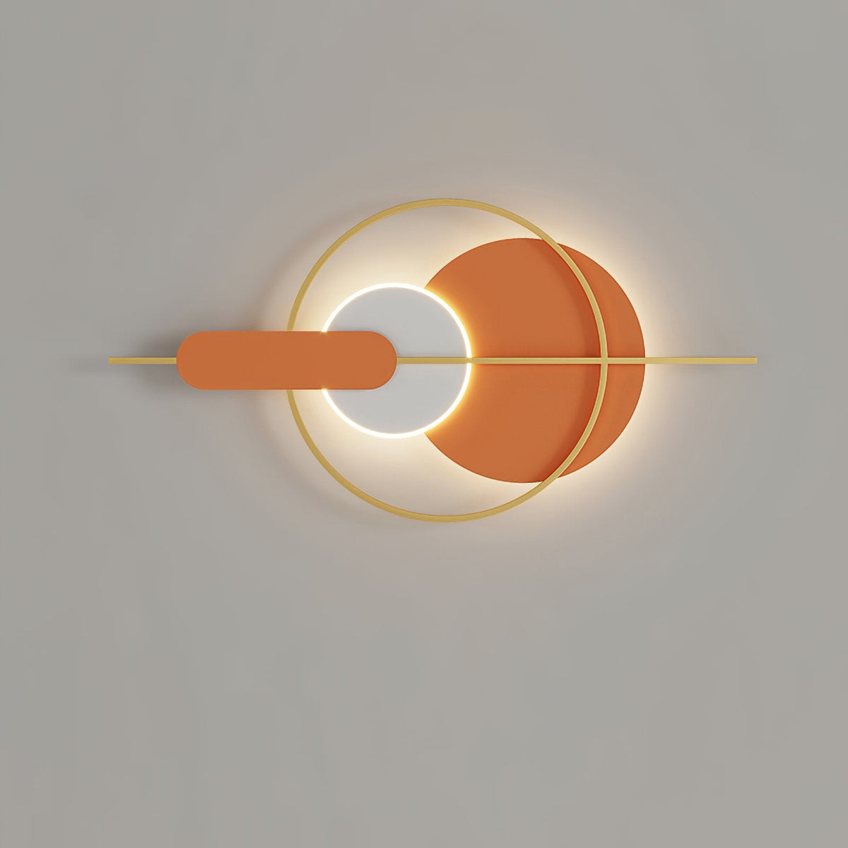 Three Round Wall Lamp