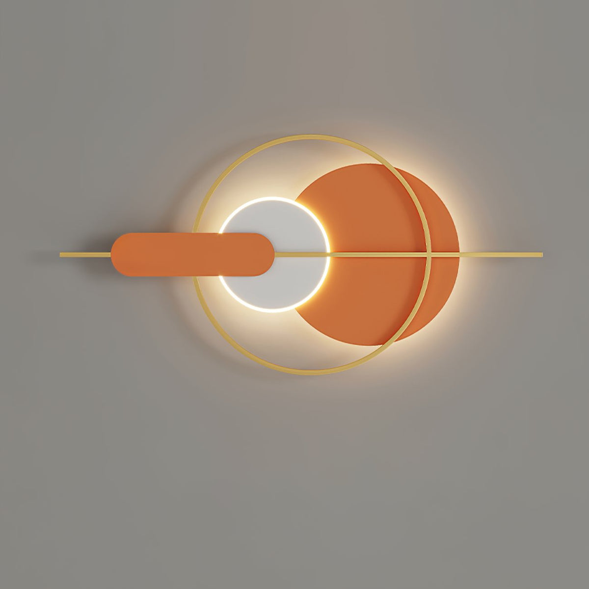 Three Round Wall Lamp
