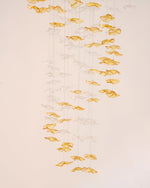Tidal Art Glass Chandelier – Modern Cascading LED Pendant Light