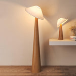 Tilt Hat Wooden Floor Lamp