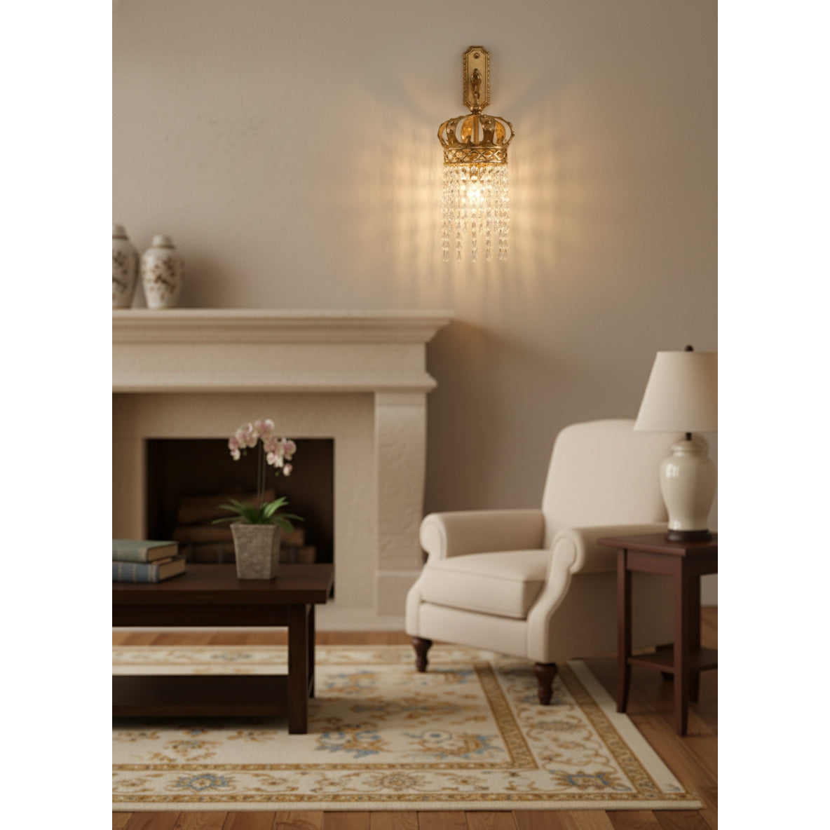 timon-brass-crown-wall-lamp