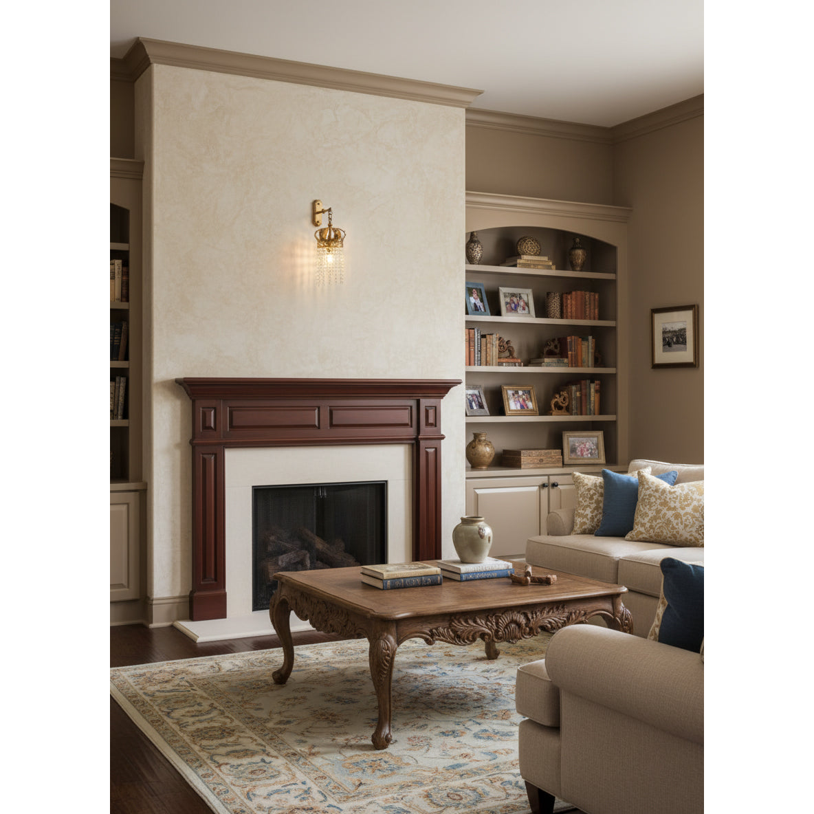 timon-brass-crown-wall-lamp