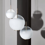 Tindari Glass Pendant Light – Modern LED Hanging Lamp for Living & Dining