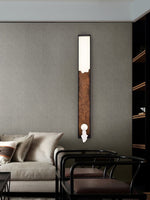 Topographic Lumen Wall Sconce – Sculptural Wood & LED Wall Light