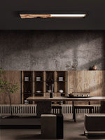 Topographic Lumen Wall Sconce – Sculptural Wood & LED Wall Light