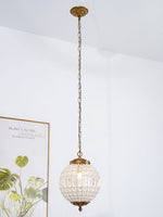 Traditional Gold Globe Chandelier