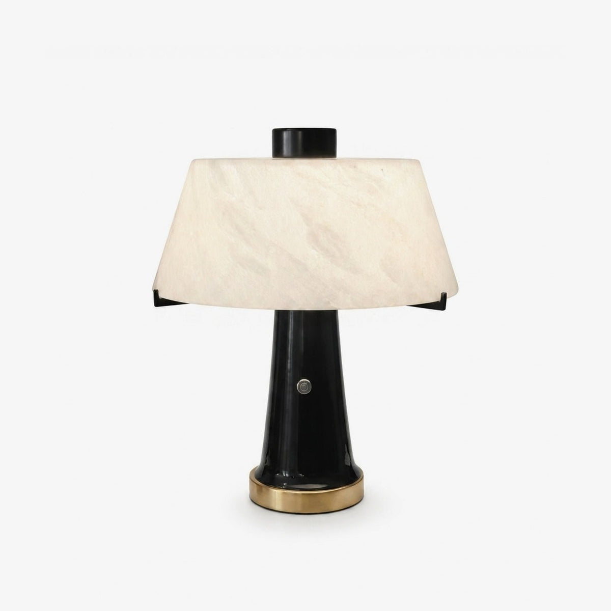 Trapezia Alabaster Desk Lamp — Sculptural Table Light for Modern Interiors