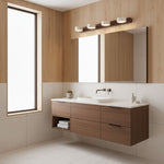 Travertine Duo Wall Sconce — Natural Stone LED Wall Light