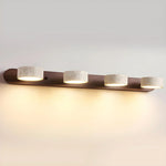 Travertine Duo Wood Wall Light 1