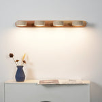 Travertine Duo Wood Wall Light 1