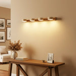 Travertine Duo Wood Wall Light 1