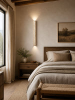 Travertine Wall Sconce with Up and Down Lighting