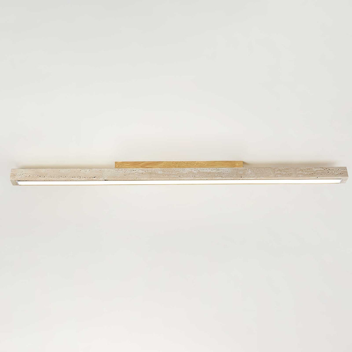 Travertine Linear Ceiling Light – Natural Stone LED Fixture for Modern Interiors