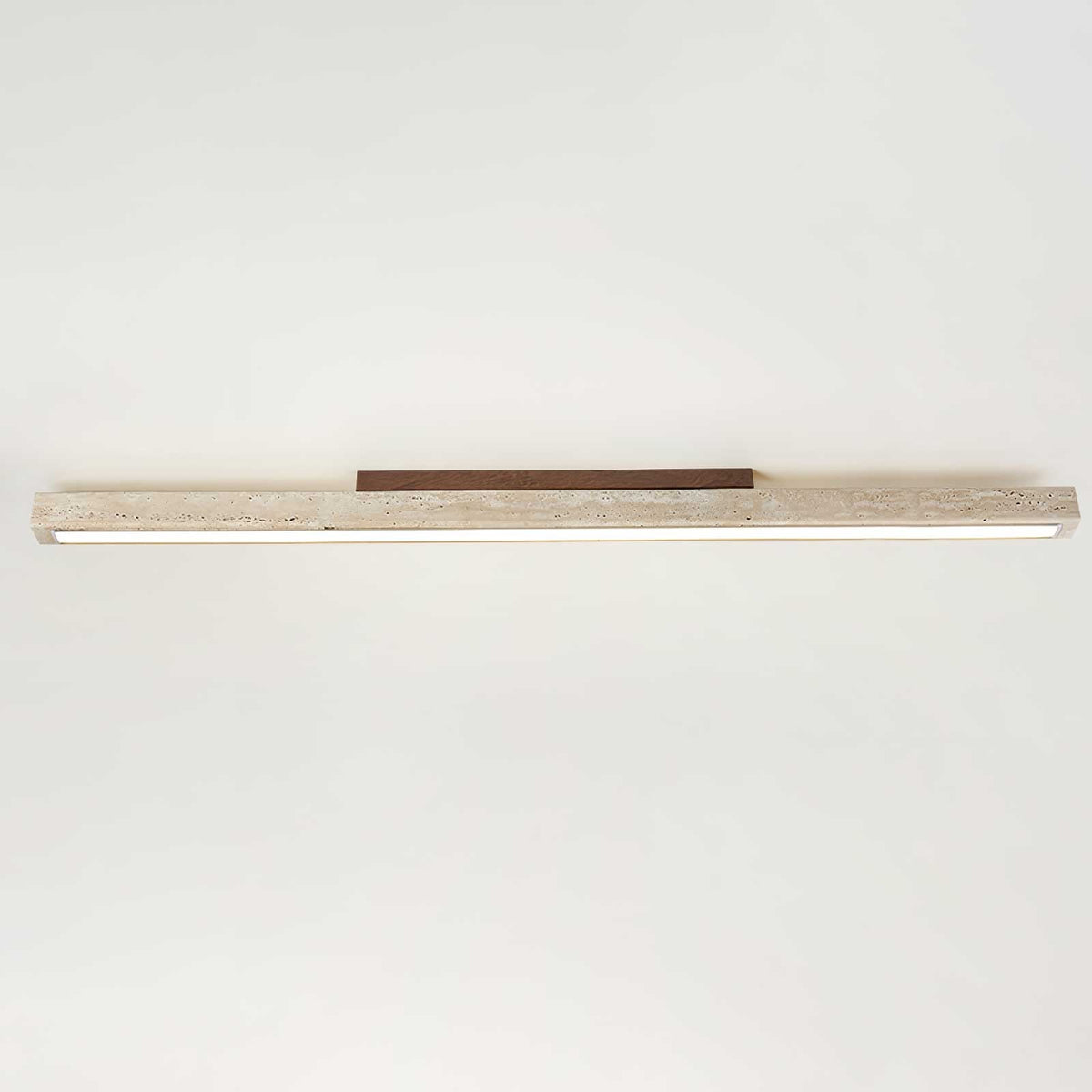 Travertine Linear Ceiling Light – Natural Stone LED Fixture for Modern Interiors