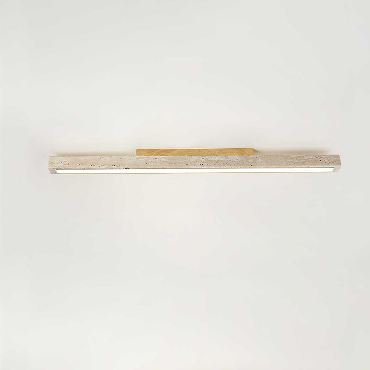 Travertine Linear Ceiling Light – Natural Stone LED Fixture for Modern Interiors
