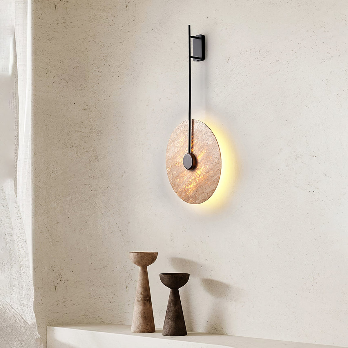 travertine-disc-wall-lamp