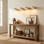 Travertine Duo Cordless LED Wall Sconce with Touch Dimming