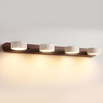 Travertine Duo Cordless LED Wall Sconce with Touch Dimming