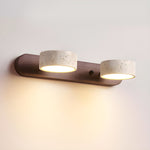 Travertine Duo Cordless LED Wall Sconce with Touch Dimming