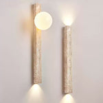 Travertine Wall Sconce with Up and Down Lighting