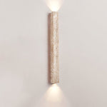 Travertine Wall Sconce with Up and Down Lighting