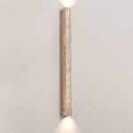 Travertine Wall Sconce with Up and Down Lighting